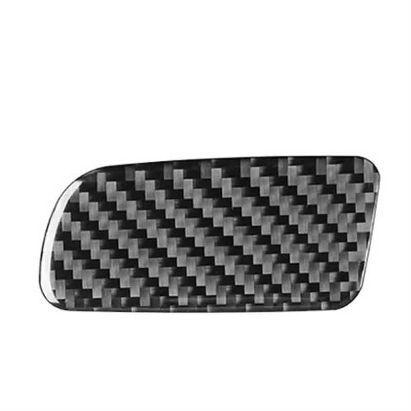 DYOG Dekorative Innenbereich Zubehör Für Accord 2014-2017 Carbon Fiber Co-Pilot Handschuhfach Griff Panel Trim Abdeckung Auto Innendekoration Zubehör Aufkleber(Black Carbon Fiber) von DYOG