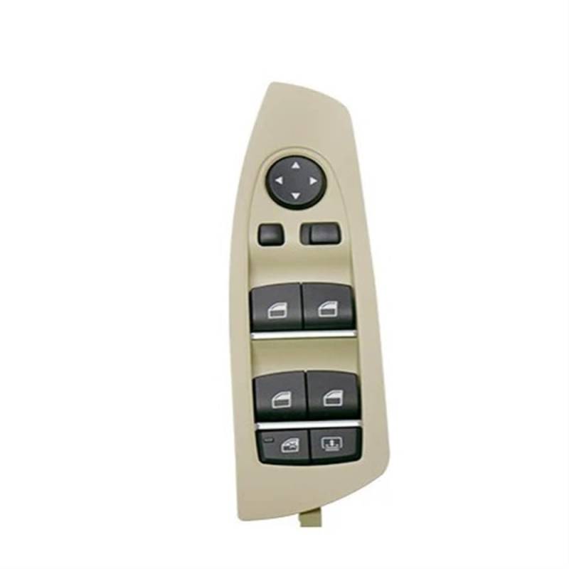 DYOG Für 7er-Serie F01 F02 2008-2015 Auto Auto Elektrische Fensterheberschalterbaugruppe Liftschalter Knopffeldsteuerung Fensterheber Schalter(Assembly Beige) von DYOG