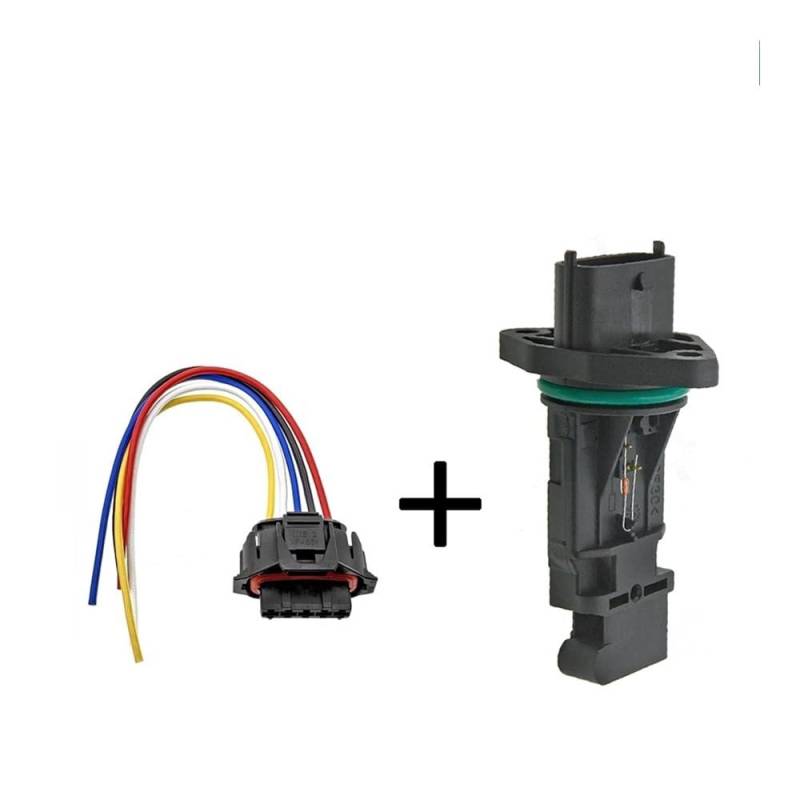 DYOG MAF Sensor F00C2G2071 Luftmassenmesser MAF Sensor Für SsangYong Für Kyron 2005-2015 Für Rexton I 2001-2007 Für Actyon 2005-2012 Luftmassenmesser(Sensor and Plug) von DYOG