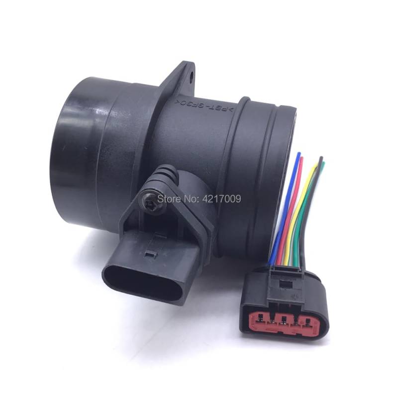 DYOG MAF Sensor Luftmassenmesser MAF Meter Sensor Pigtail Stecker Für A3 Für A6 Für RS6 Für S3 Für Quattro Für TT 1,8 T 0280218065 06A906461M Luftmassenmesser von DYOG