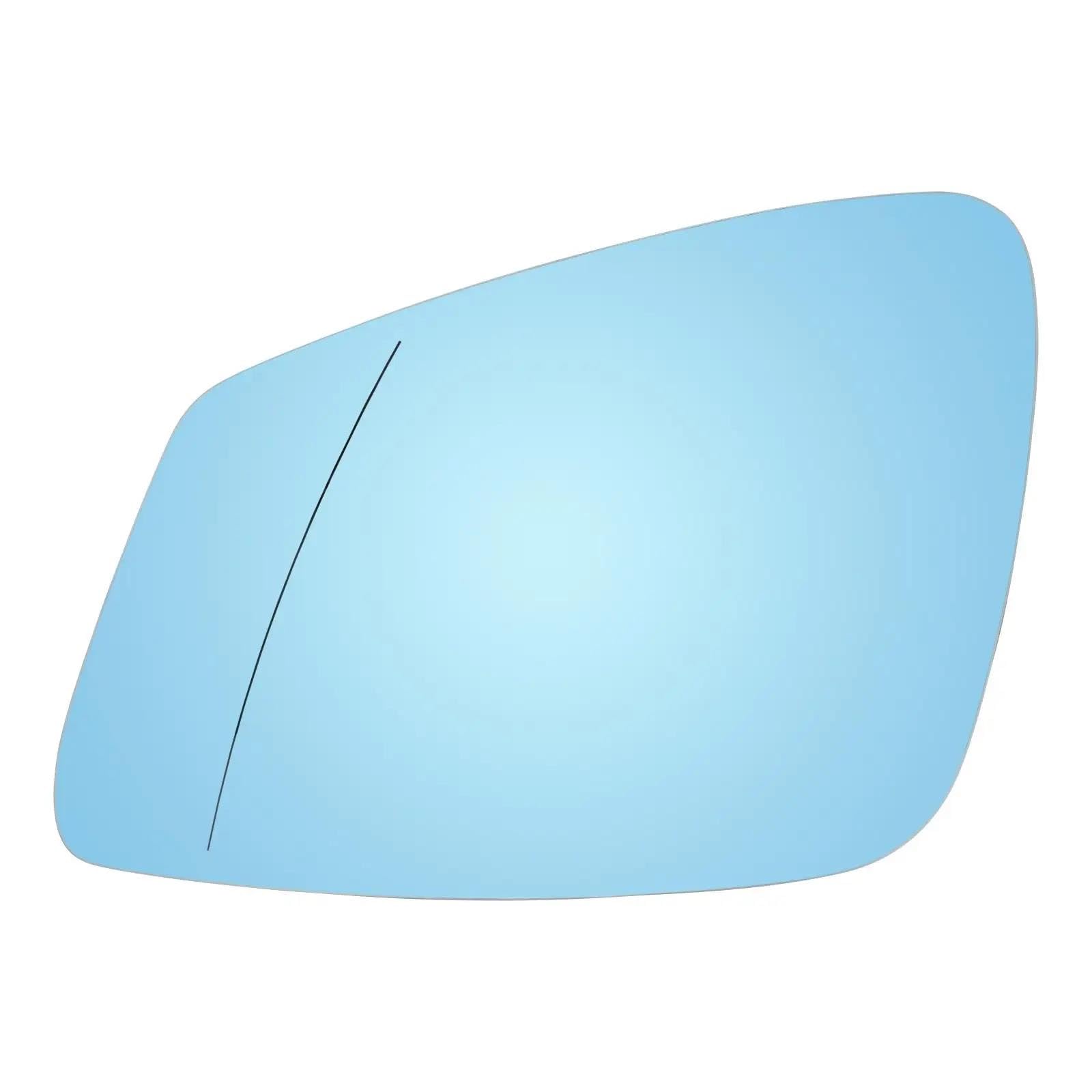 DYOG Türspiegelglas Außenspiegel Für 1 2 3 4 5 6 7 Serie Für F10 F20 F11 F01 F02 F30 F31 F46 F48 Set Fahrer Beifahrertür SeitenspiegelGlass Beheizt Blau(Left) von DYOG