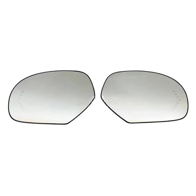 DYOG Türspiegelglas Außenspiegel Für Cadillac Für Escalade 2007-2013 Auto-Rückspiegellinse Mit Beheizter Linse 15874992 15886196 GM1324138(Left and Right) von DYOG