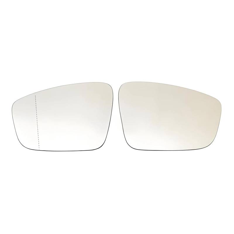 DYOG Türspiegelglas Außenspiegel Für Passat Für B7 2011-2015 Auto Beheizte Rückspiegel Glass 5C6857521J 5C6857522J Tür Flügel Rückspiegel(A Pair) von DYOG