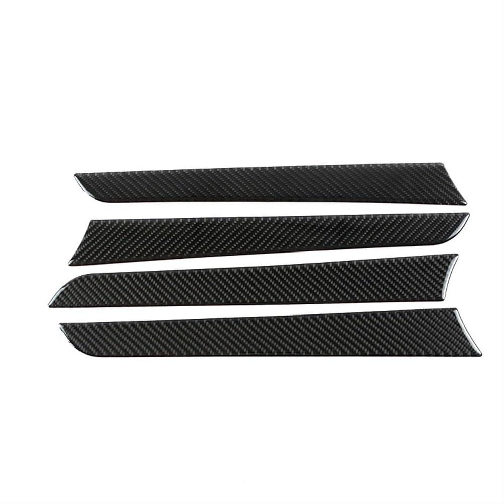 Dekorative Innenbereich Zubehör Für A4 B8 2009-2016 Auto Carbon Fiber Innen Tür Griff Panel Rahmen Dekoration Trim Aufkleber Decals von DYOG