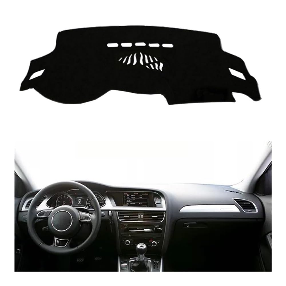 Für A4 A4L B8 2009-2016 Auto Innere Dashboard Abdeckung Innen Dash Board Protecter Abdeckungen Dashboard Dekorative Kissen Dashmat Pad von DYOG