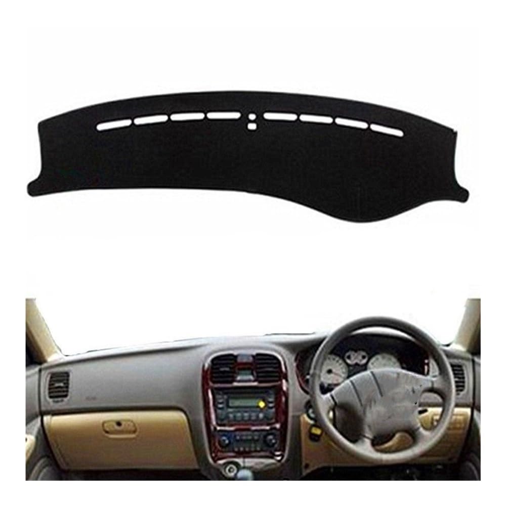 Rechtslenker Auto Dash Pad Matte Auto Dashboard Abdeckung 3 Farben Für Hyundai Für Sonata 2004-2009 Dashmat Pad von DYOG