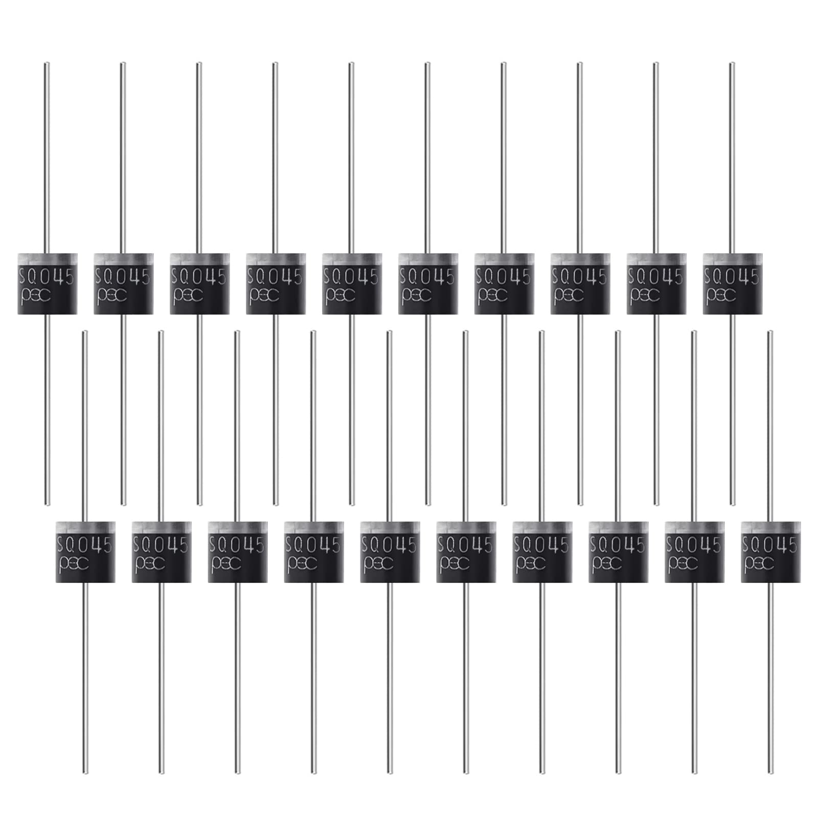 20x Schottky Diode,(30A 50V) Axial 15SQ045 für Solarpanel Parallel Reflow-Schutzdioden,High-Voltage Diode,Gleichrichter für Elektronische Komponenten (15SQ045) von DYOUen