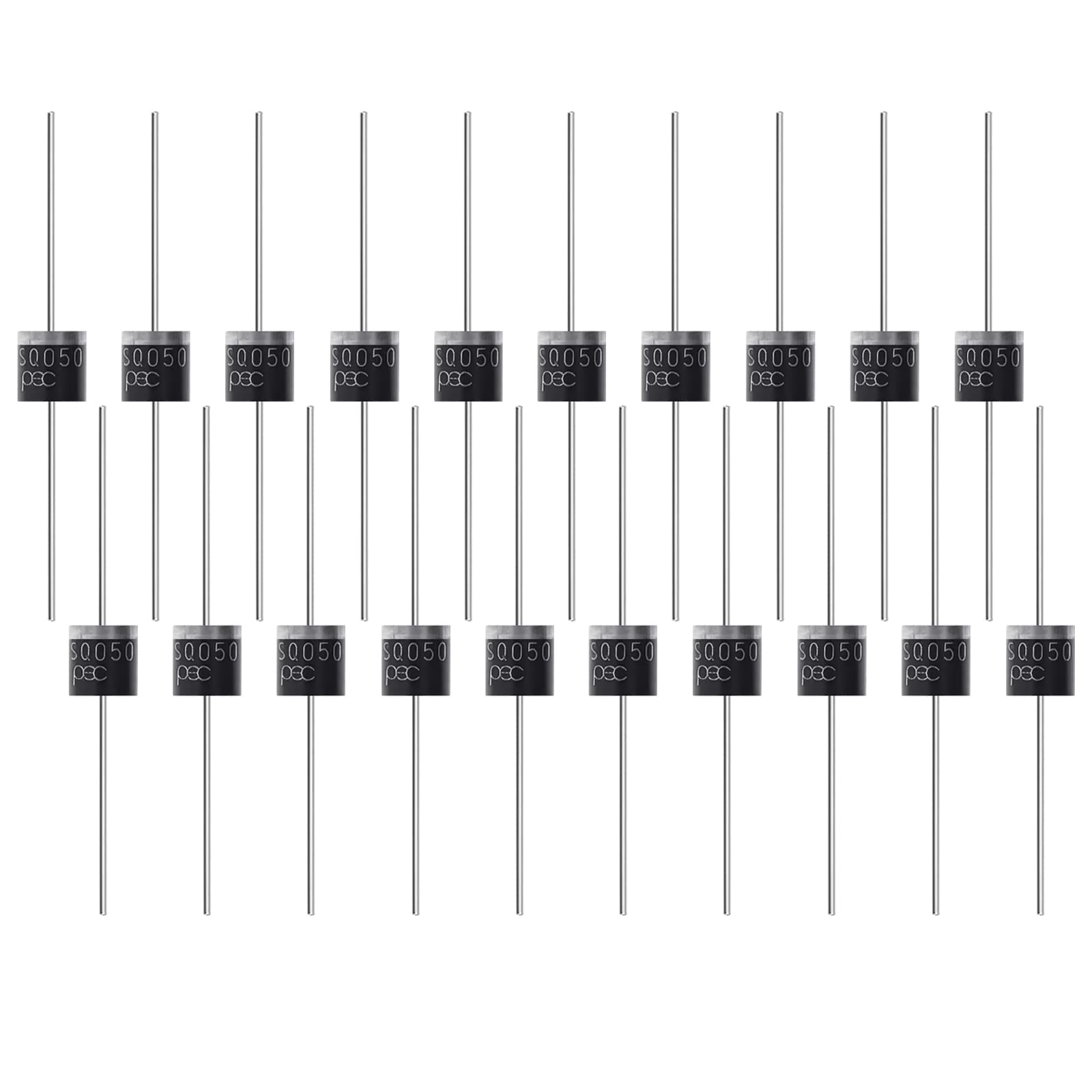 20x Schottky Diode,(30A 50V) Axial 30SQ050 für Solarpanel Parallel Reflow-Schutzdioden,High-Voltage Diode,Gleichrichter für Elektronische Komponenten (30SQ050) von DYOUen