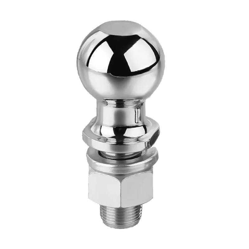 Anhängerkupplungskugel 50mm Kugelkopfbolzen Ackerschiene Gerade Kugelkopf, für Ackerschiene bis 5 Tonnen Traktor Verlängerung (25MM) von DYOUen