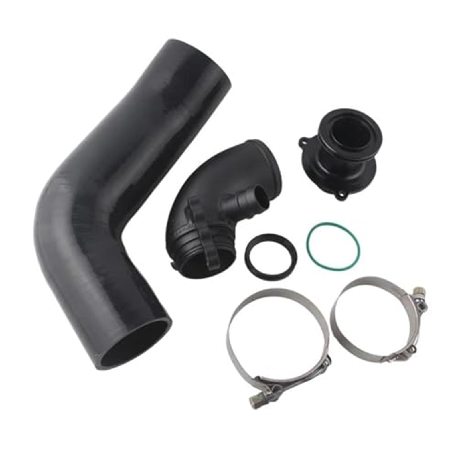 FÜR Sitz FÜR Leon MK3 1,8 T 2,0 T FÜR Cupra 5F 1,8 T 2,0 T Auto Turbo Einlass Outlet Upgrade Rohre Ansaugrohre Turbo Schalldämpfer Löschen Auto-Auspuffrohr(Black Hose C) von DYVOOAUV