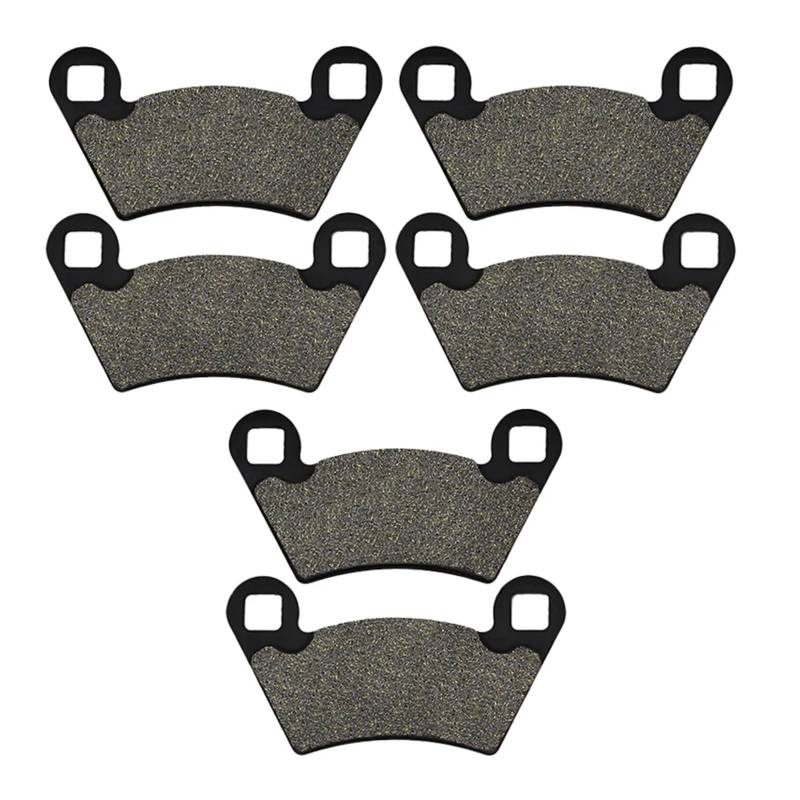 Motorrad Bremsbeläge vorne hinten for Ranger XP 500 2x4 4x4 EFi Serie 10 11 6x6 XP 700 EFI LE 325 ETX(3 pairs) von DYYEUAVT