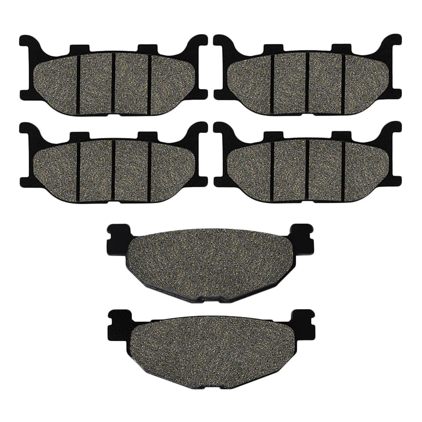 Motorrad-Bremsbeläge vorne oder hinten for CP 250 05–08, YP400 Majesty YP 400 2005–2013, XP500 Tmax, XP 500 T Max 04–07(2 Front and 2 Rear) von DYYEUAVT