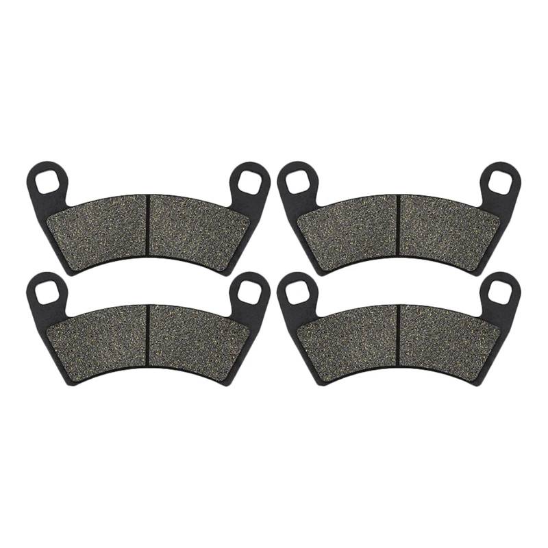 Motorrad-Bremsbeläge vorne oder hinten for Ranger Crew 900 800 700 2008–2015, RZR RZR-4 XP 900 2012–2014, 1000 XP 2014–2019(2pairs) von DYYEUAVT