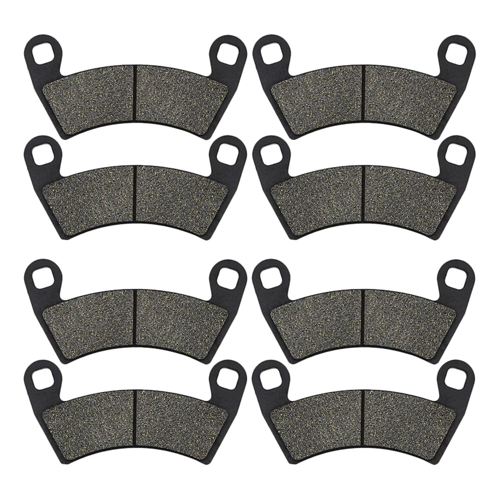 Motorrad-Bremsbeläge vorne oder hinten for Ranger Crew 900 800 700 2008–2015, RZR RZR-4 XP 900 2012–2014, 1000 XP 2014–2019(4pairs) von DYYEUAVT