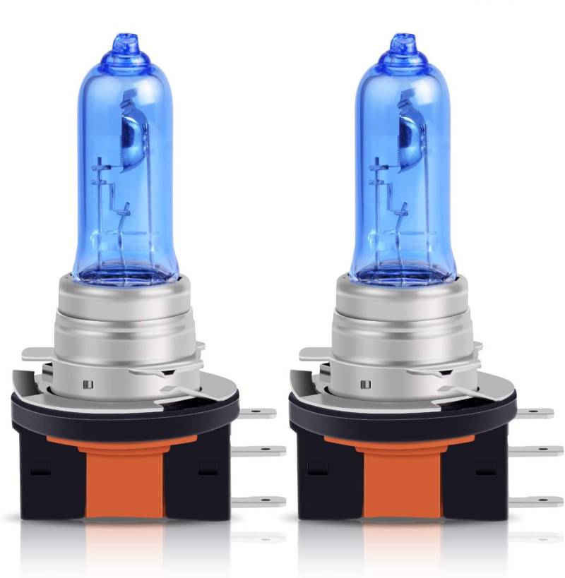 DZG - H15 Halogen Glühbirnen - 12V 15/55W Scheinwerfer Tagfahrlicht DRL Lampen 4300K, 2 Stück von DZG