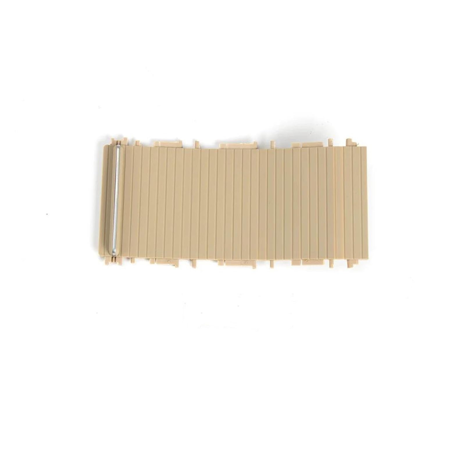 Aufbewahrungsbox die Mittelkonsole 51167038333 Für B&MW 3er E46 1998-2005 Ersatzkappe Für Schiebeläden Der Mittelkonsole Des Autos Mit Getränkehalter Rollo(BEIGE) von DZNEFYUP