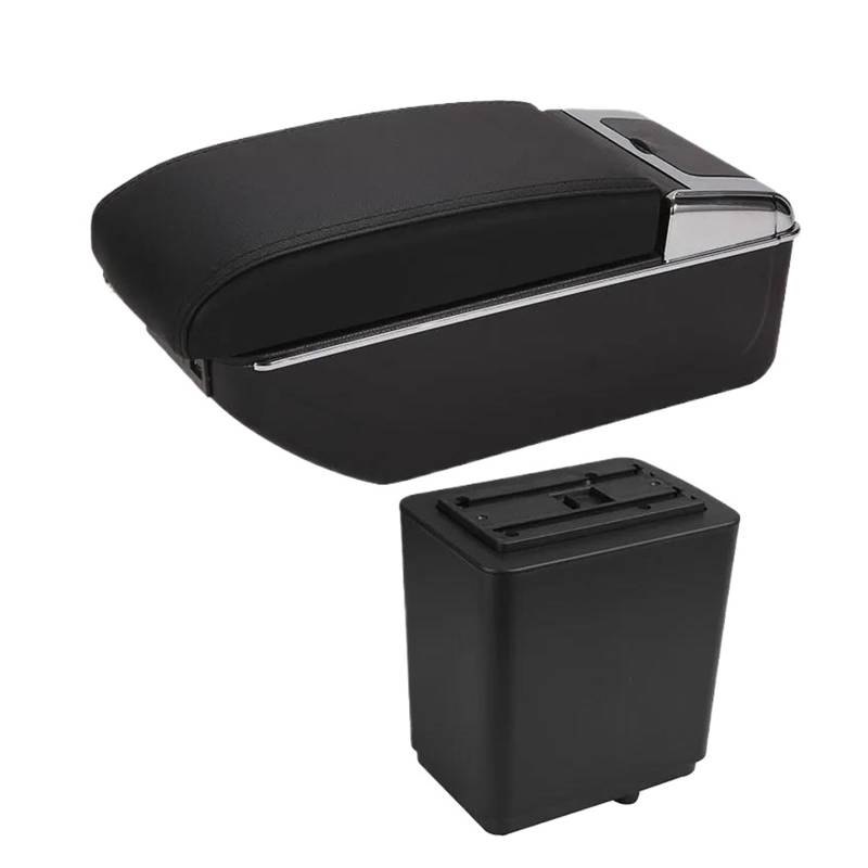 Aufbewahrungsbox die Mittelkonsole Für Peugeot Für Partner Tepee 2010-2020 Armlehne Nachrüstteile Autoarmlehne Aufbewahrungsbox Autoinnenausstattung Mit USB(B2 Schwarz schwarz 7USB) von DZNEFYUP