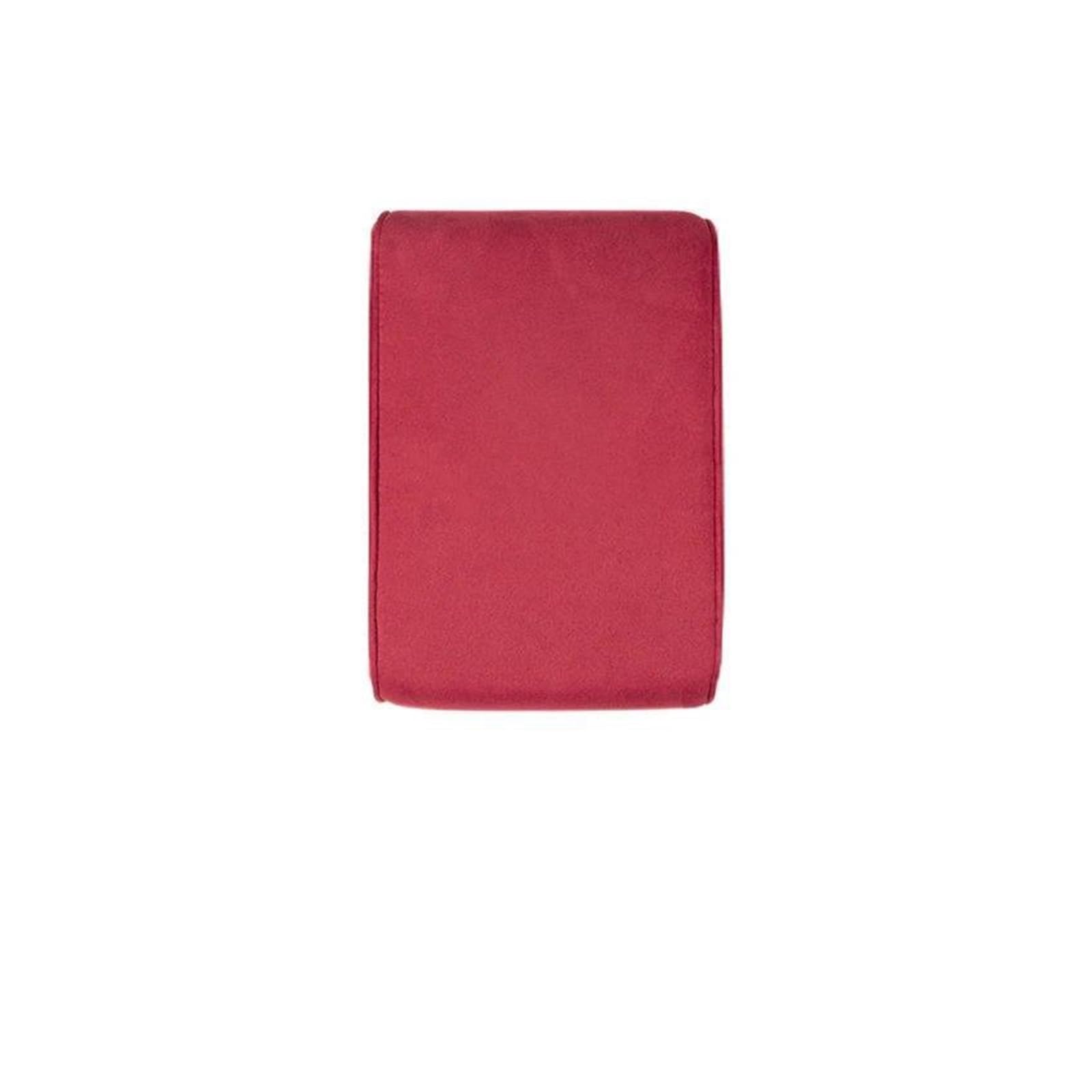 Aufbewahrungsbox die Mittelkonsole Für Volvo XC90 V90 S60 S90 C40 XC40 V70 XC70 C30 C70 EX90 Auto Armlehnenmatte Memory Foam Armlehnenkissen Zubehör(Rot) von DZNEFYUP