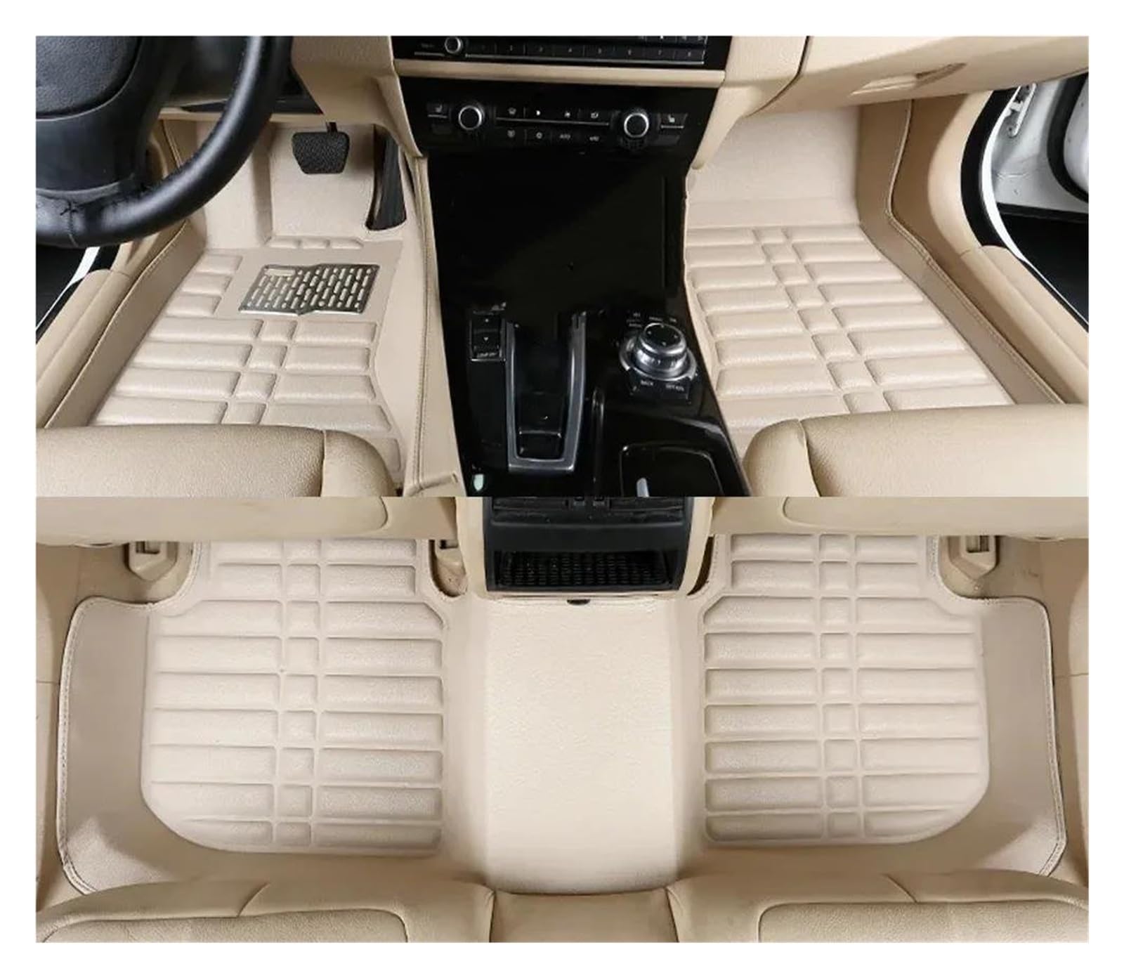 Auto-Fußmatten Auto Fußmatte Für Accord 8 Generation Für Inspire CP CS 2008 2009 2010 2011-2012 Verkleidung Polster Fußteile Teppich Innenausstattung(LHD-Beige) von DZNEFYUP