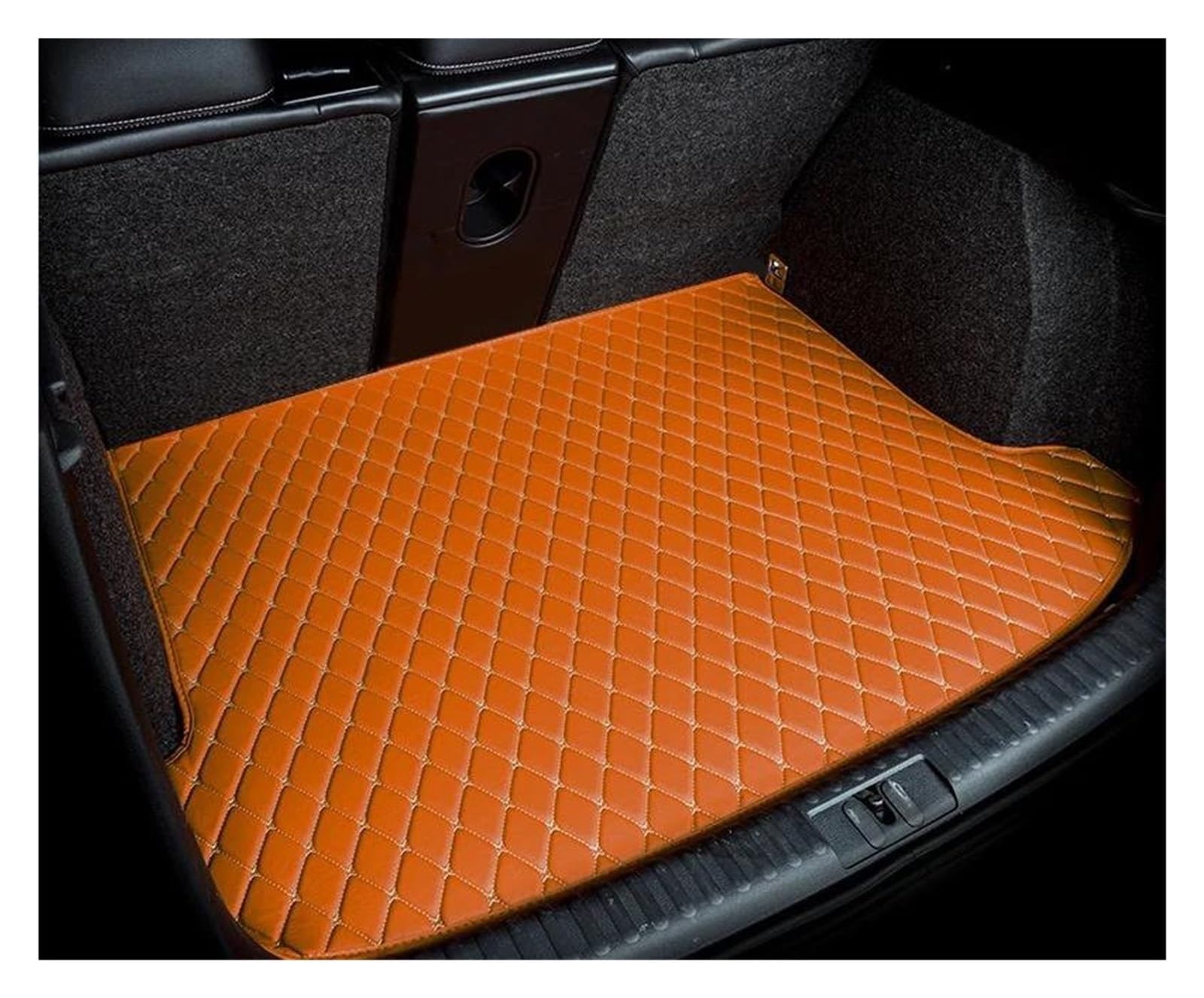 Auto-Fußmatten Cargo Liner Kofferraumteppiche Wasserdicht 1 Set Kofferraummatte Für A8 A8L 2014 2015 2016 2017(Sigle Brown) von DZNEFYUP