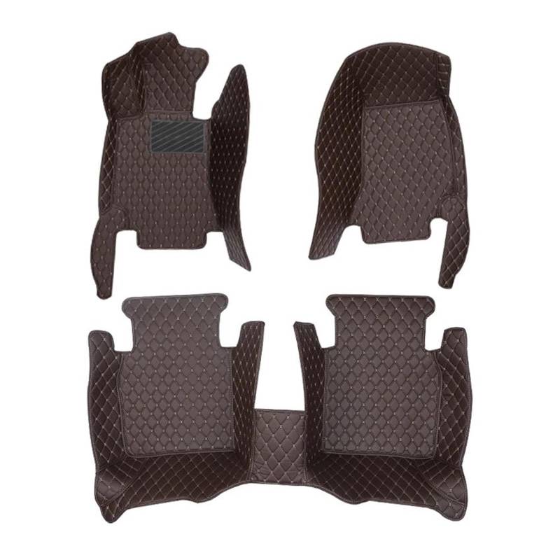 Auto-Fußmatten Für Astra J 2010 2011 2012 2013 2014-2015 Autozubehör 1 Set Autofußmatten(Komplettset-Kaffee) von DZNEFYUP