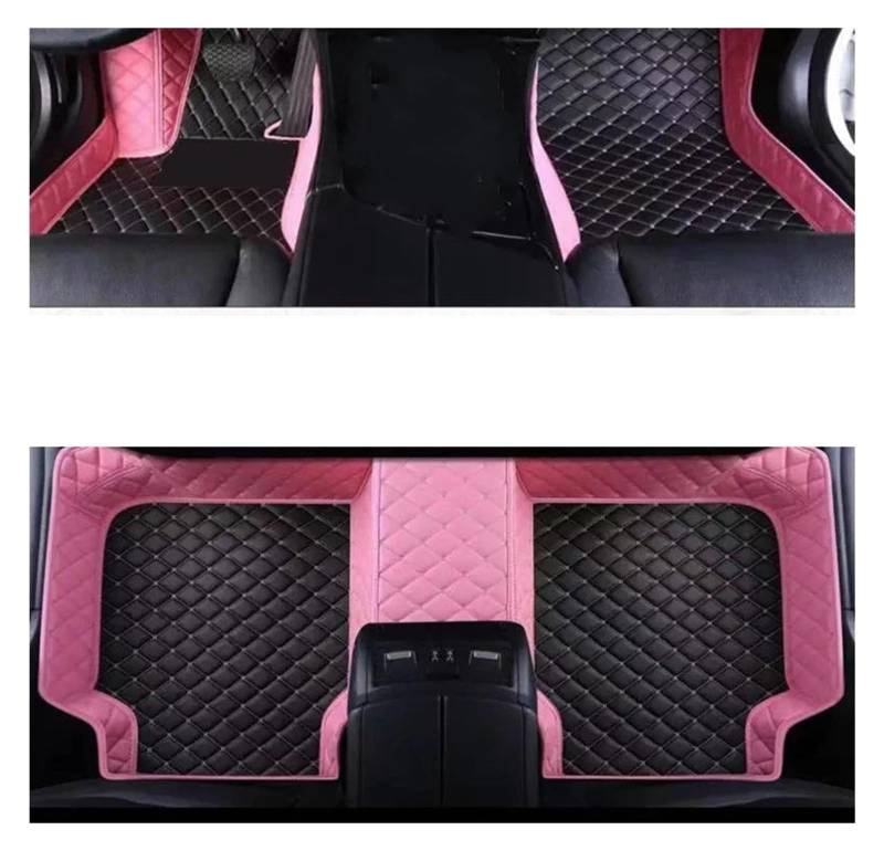 Auto-Fußmatten Für Azera 2006 2007 2008 2009-2010 Autofußmatten Ersatz Autozubehör 1 Set(ROSA,Rechtslenker) von DZNEFYUP