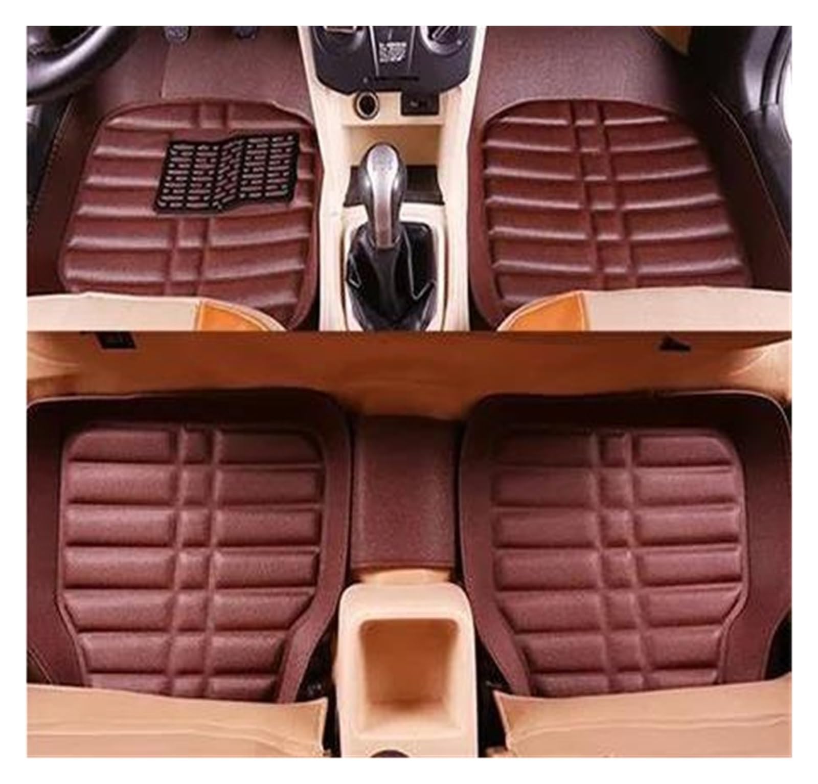 Auto-Fußmatten Styling Fußmatte Teppich Zubehör 1 Set Auto Fußmatten Ersatz Für Opel Alle Modelle Für Astra H J G Für Mokka Für Insignia(Kaffee) von DZNEFYUP