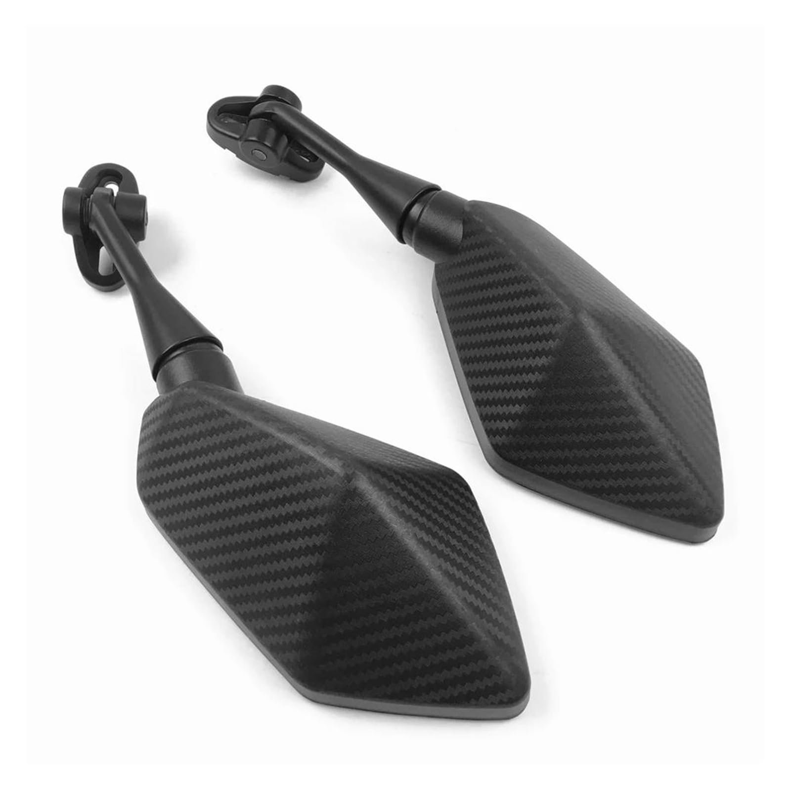 Lenker-Rückspiegel Rückspiegel Für Motorrad Und Roller Carbon Look Schwarz Für Ducati 848 1098 1199 899 1299 800 999 749 1000 959 Spiegel(Kohlenstoff) von DZNEFYUP