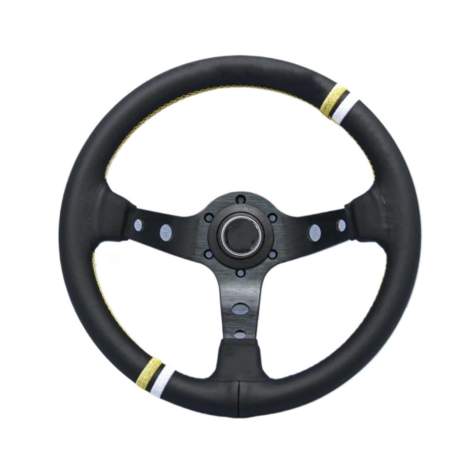 Paddle Shift Booster Knopf 13 Zoll 330 Mm Für Sportlenkrad Autotuning Driftspiel Lenkrad Autoteile(Schwarz) von DZNEFYUP