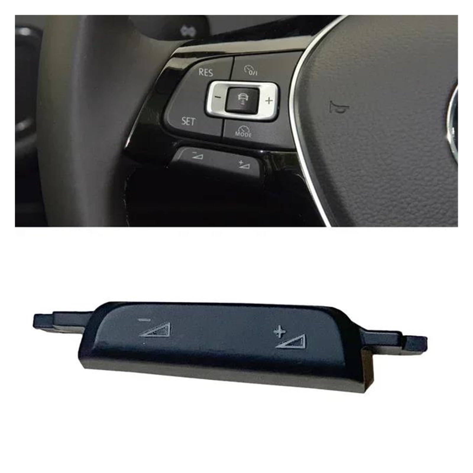 Paddle Shift Booster Knopf 5G0959442K 5G0959442AD Für VW Für Polo Für Golf 2015-2020 RL&ine GTI Lenkrad Lautstärkeschalter Knopfkappenverkleidung(Stil A Volumen) von DZNEFYUP