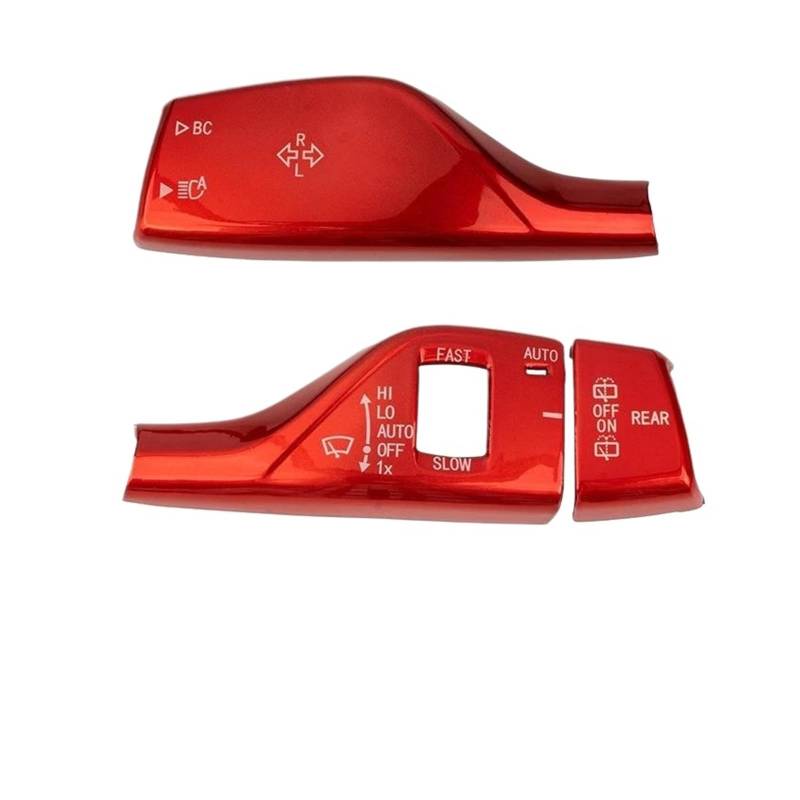 Paddle Shift Booster Knopf Für B&MW X1 X2 X3 X4 X5 X6 X7 2019 2020 2021 2022 Lenkrad Schalthebelabdeckung Blinkerstangenverkleidung(Sportliches Rot B) von DZNEFYUP