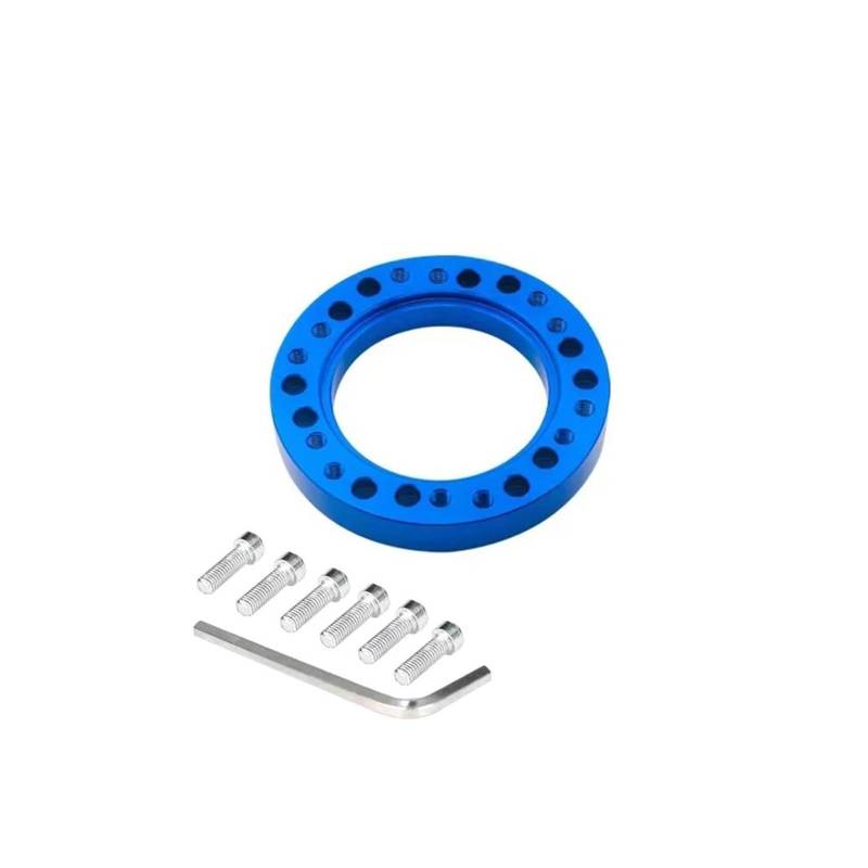 Paddle Shift Booster Knopf Für Logitech G25 G27 Für 70 Mm PCD Lenkräder Nabenadapter Kit Adapter Abstandshalter 13 Mm 24 Löcher Lenkrad Adapterplatte(BLAU) von DZNEFYUP