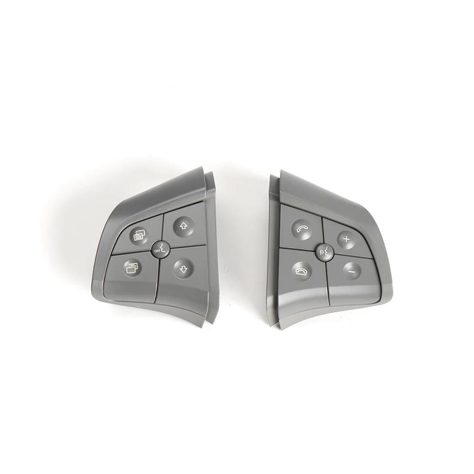 Paddle Shift Booster Knopf Für Mercedes Für Benz W164 W245 W251 2006-2009 Auto Multifunktions Lenkradschalter Tastensatz Steuerschlüssel(Modell B Grau) von DZNEFYUP