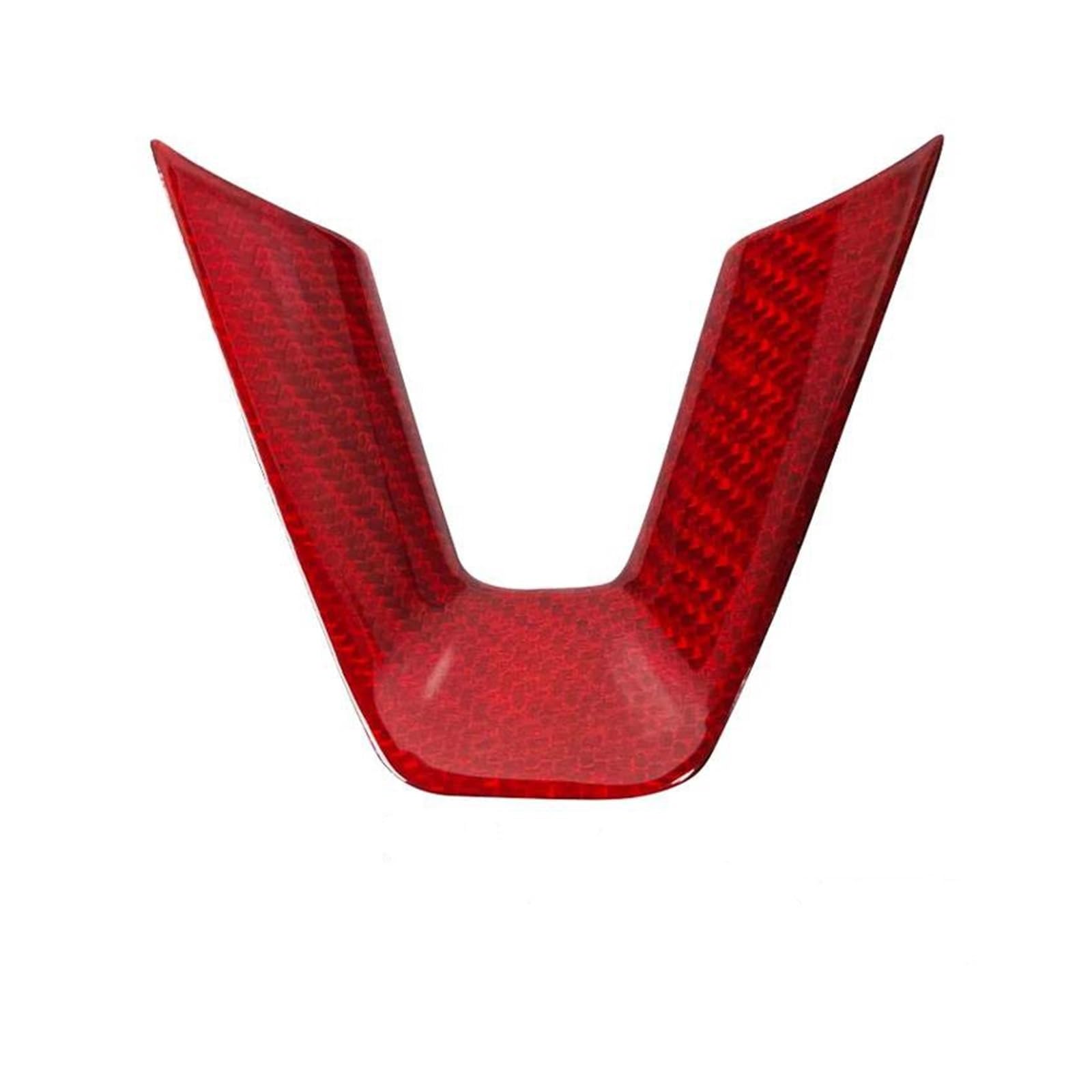 Paddle Shift Booster Knopf Für Tesla Für Model 3 Q4 2023 2024 Highland Lenkrad Patch Lenkrad U Förmige Schutzhülle(Stil A Red Carbon) von DZNEFYUP