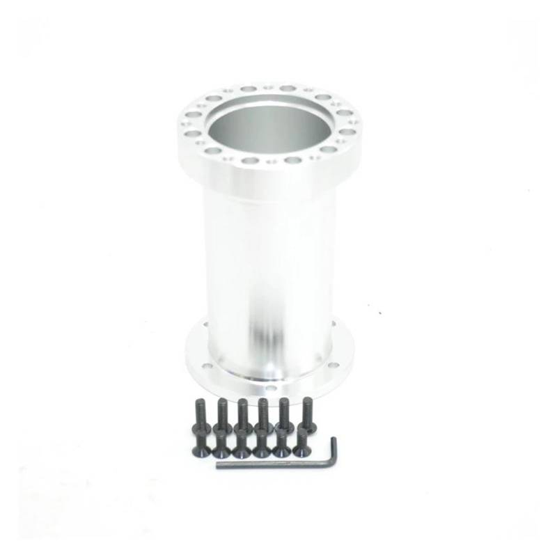 Paddle Shift Booster Knopf Universal Lenkradnaben Abstandshalter Lenkradnaben Adapter Abstandshalter 13 Mm 51 Mm 76 Mm 101 Mm 128 Mm(128MM Silver) von DZNEFYUP