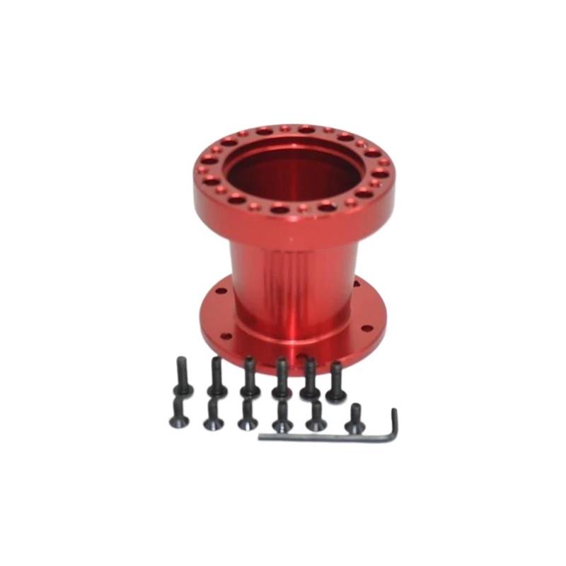 Paddle Shift Booster Knopf Universal Lenkradnaben Abstandshalter Lenkradnaben Adapter Abstandshalter 13 Mm 51 Mm 76 Mm 101 Mm 128 Mm(76MM Rot) von DZNEFYUP