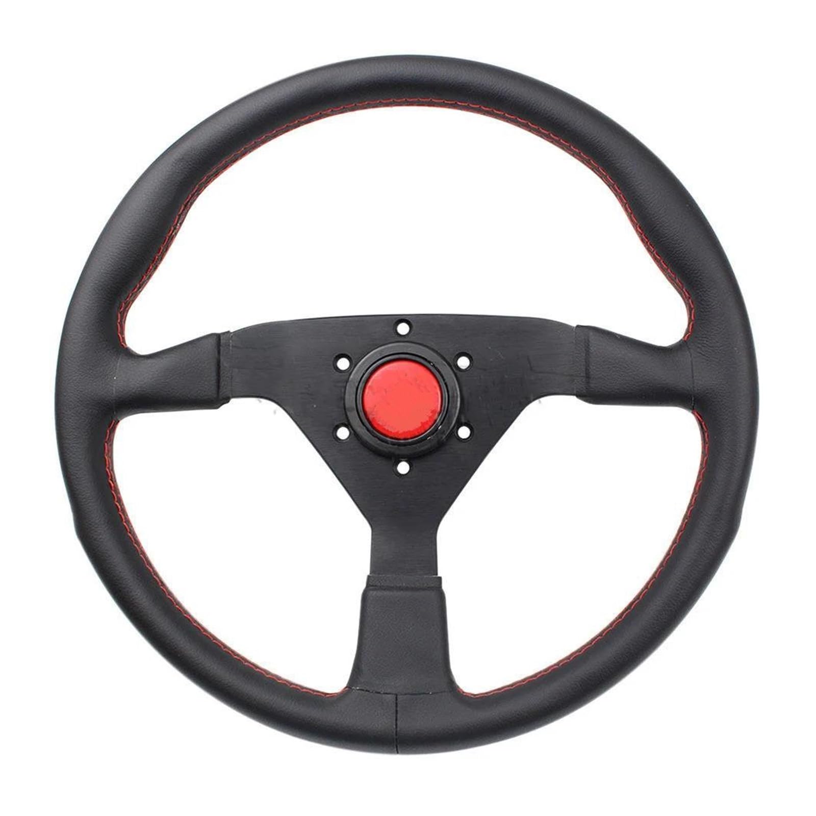 Paddle Shift Booster Knopf Universelles Lenkrad Für Wettkampfrennen Auto Modifikation 14 Zoll(Rot) von DZNEFYUP