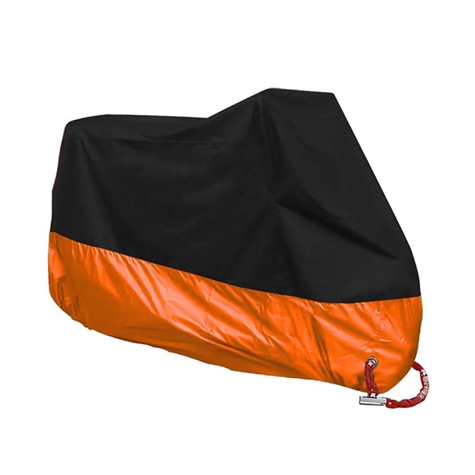 Staubdichte Motorradabdeckung Motorradabdeckung Für Den Außenbereich UV Schutz Wasserdicht Regen Und Staubdicht Für VTR1000F CBR 125 300 500 R F FA X RC51 Motorradabdeckung(Orange,XXL-2101-2200mm) von DZNEFYUP