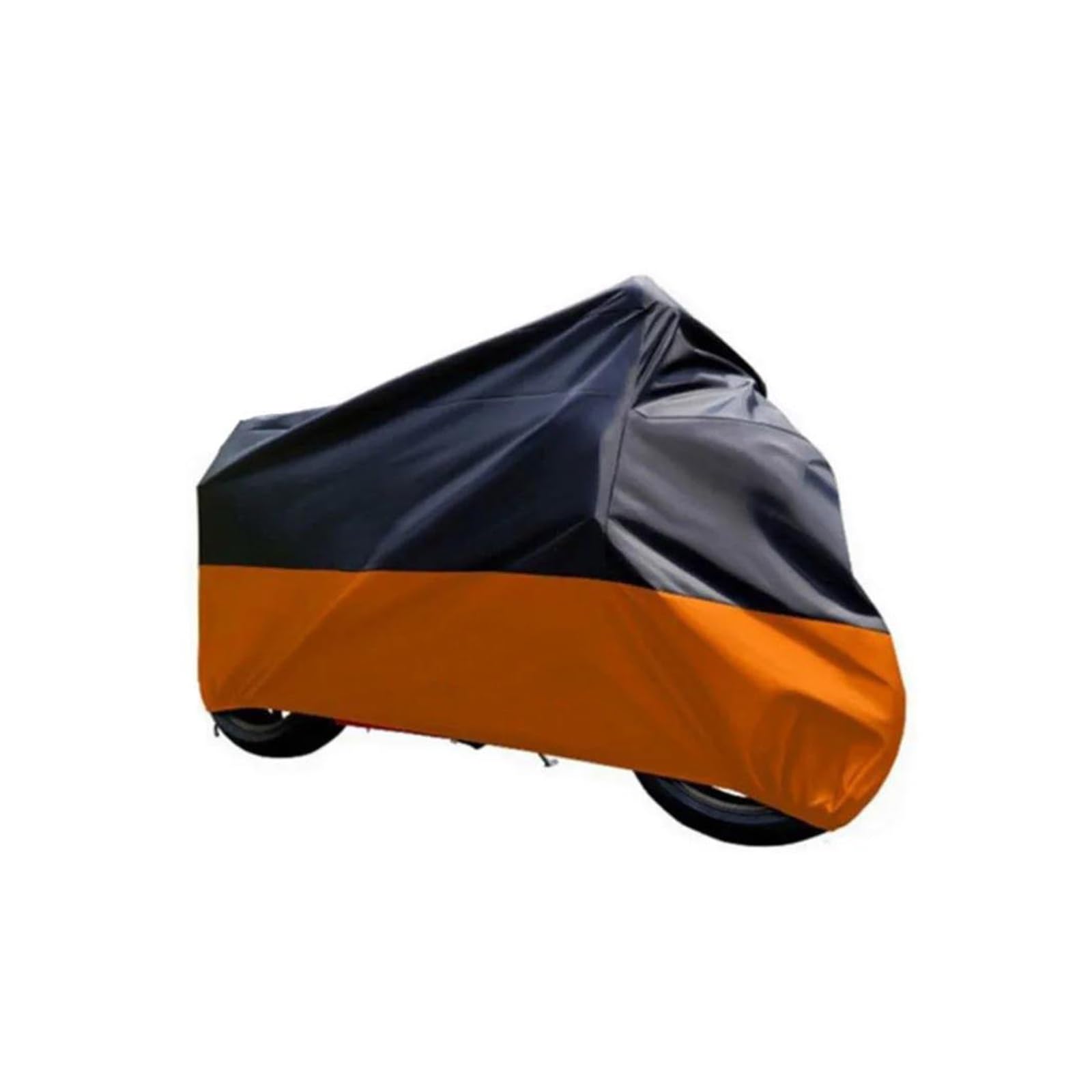 Staubdichte Motorradabdeckung wasserdichte Motorradabdeckung Zubehör Für Outdoor Abdeckungen Für Moto Guzzi V85tt V100 Für Mandello V7 Für Stone V8S V85 TT Motorradabdeckung(Orange,4XL Für 230-260cm) von DZNEFYUP