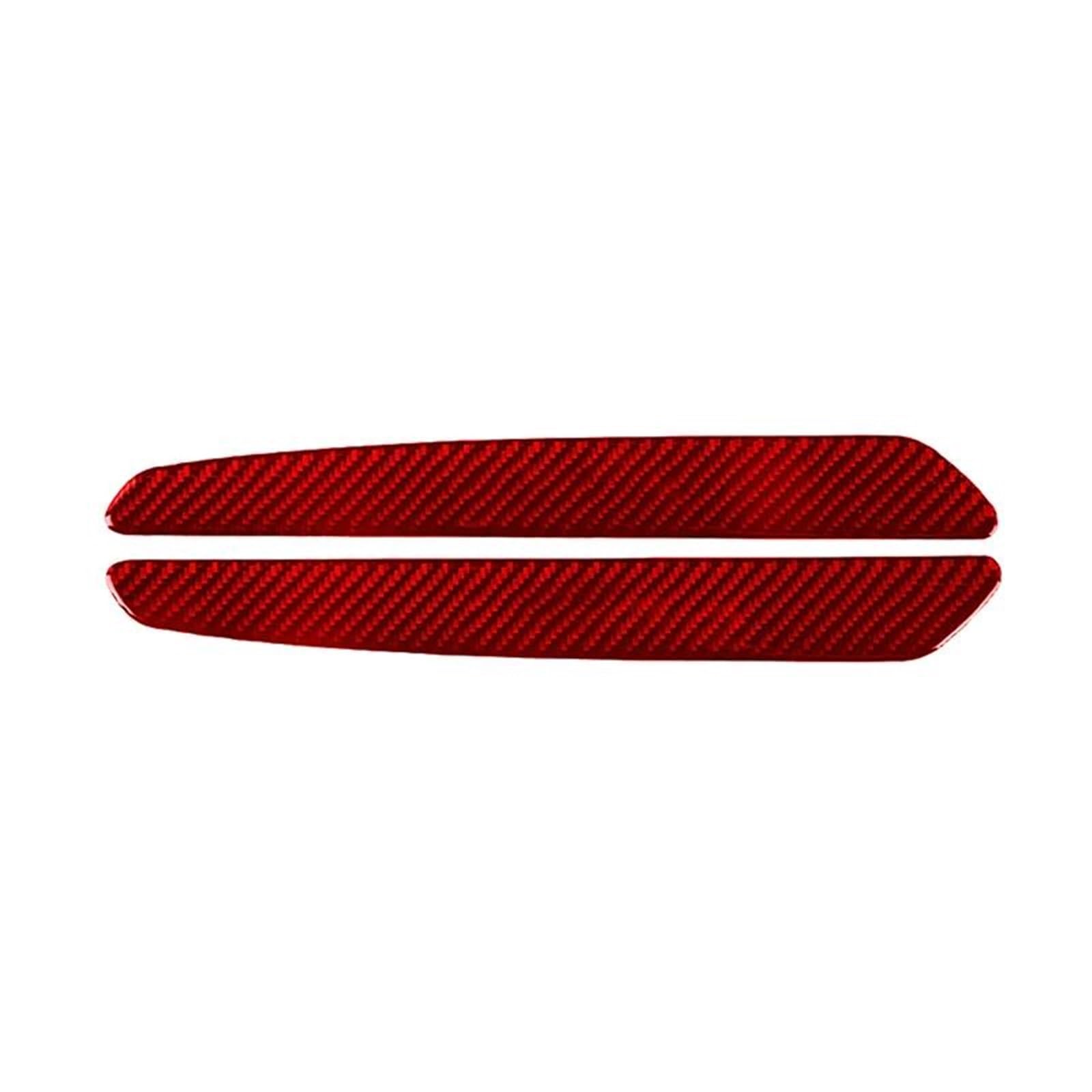 Dekoration Interieurleisten Für Alfa Für Romeo Für Giulia 2017-2019 Rot Carbon Fiber Trim Dekoration Patch Innenausstattung Mittel Konsole Panel(Door sill 7) von DZSCHUNLUSM