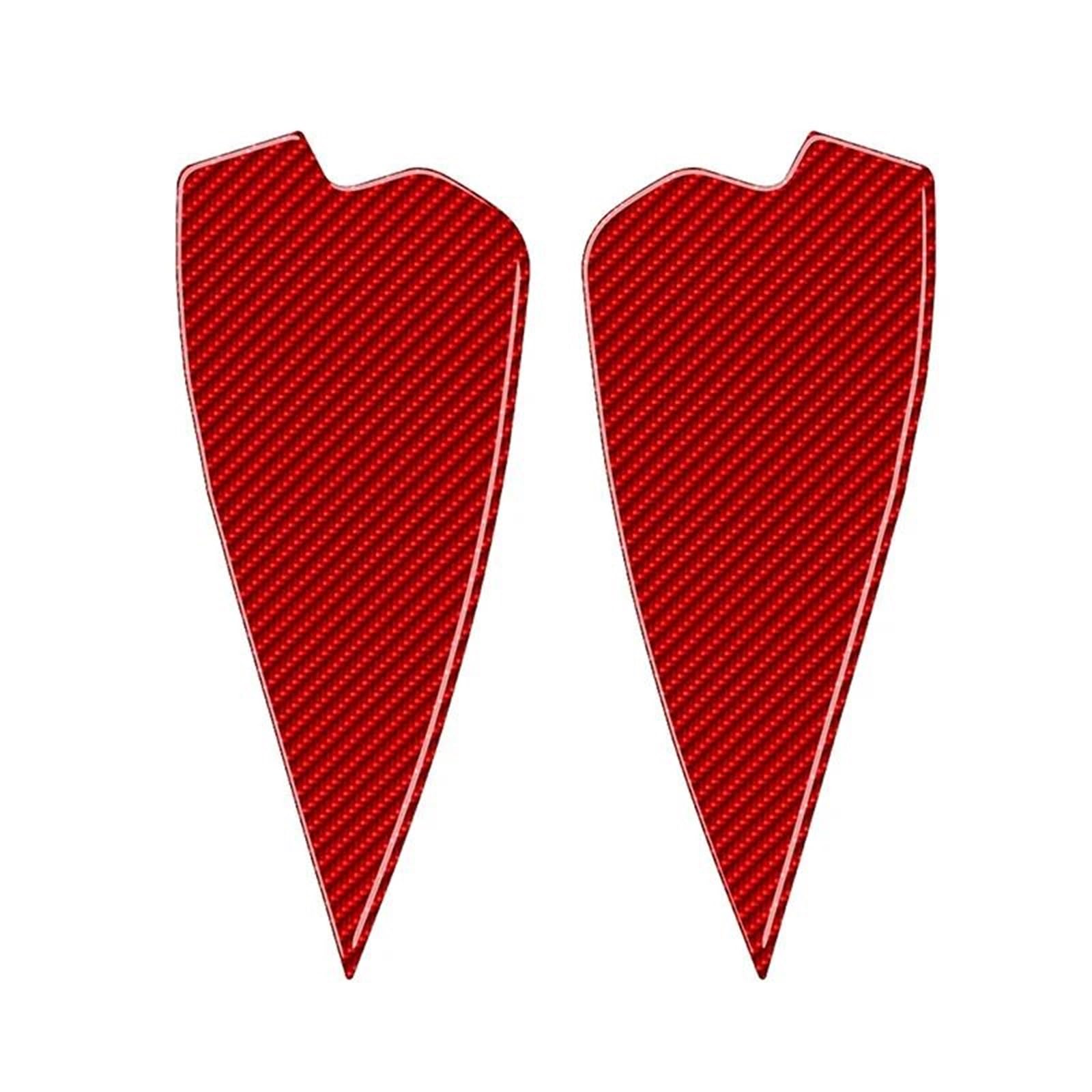 Dekoration Interieurleisten Für Alfa Für Romeo Für Giulia 2017-2021 Seitliches Armaturenbrett Dekoration Patch Innenausstattung Mittel Konsole Panel(Rot) von DZSCHUNLUSM
