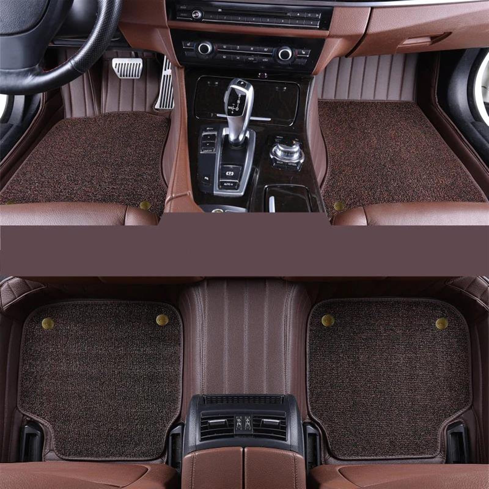 Autofussmatte Für E53 2004 2005 2006 2007 2008 Leder Custom Full Set Auto Fußmatten Interior Styling Zubehör Teppich Auto Fußmatten Set(5 PCS3) von DZSFDGDDFGD