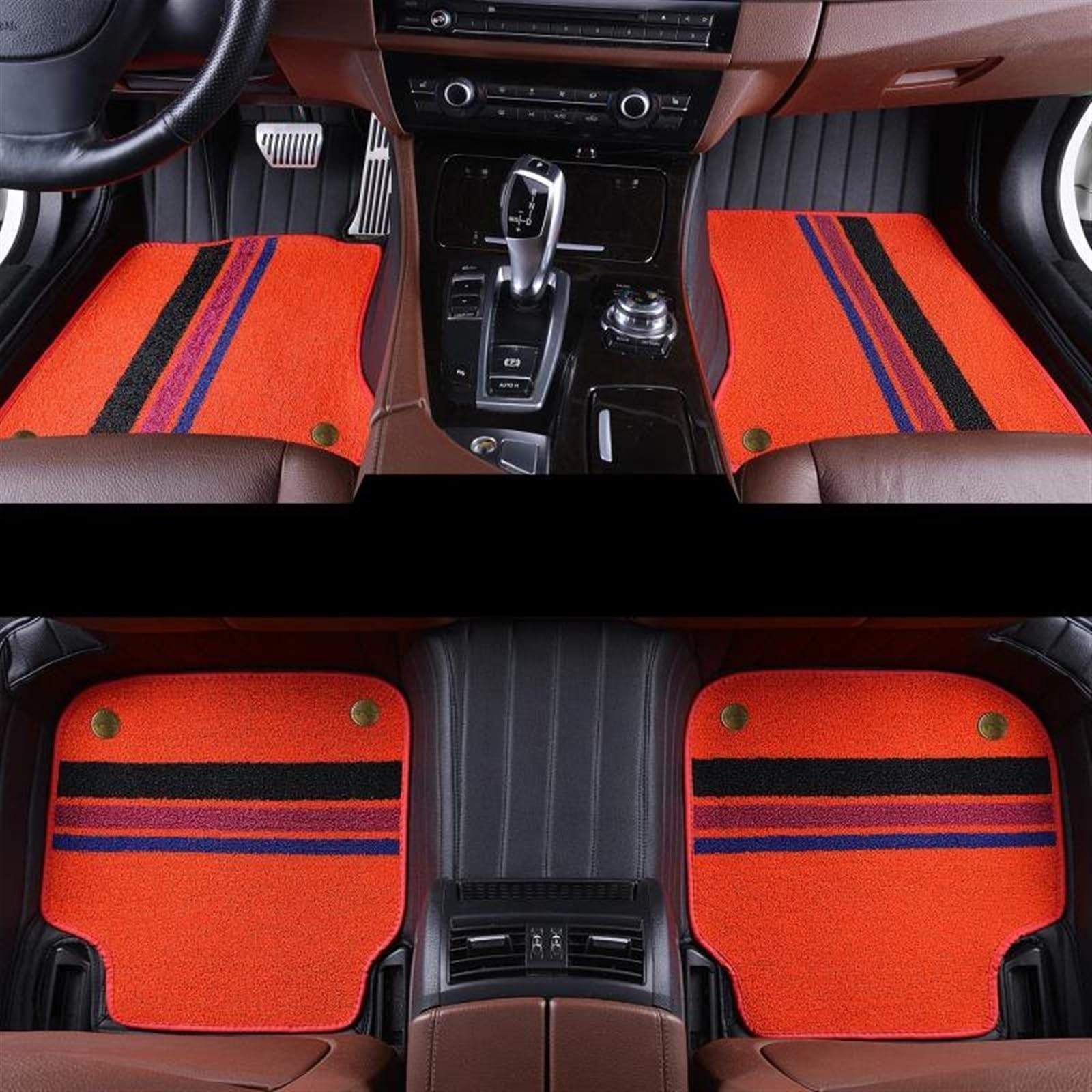 Autofussmatte Für E53 2004 2005 2006 2007 2008 Leder Custom Full Set Auto Fußmatten Interior Styling Zubehör Teppich Auto Fußmatten Set(5 PCS4) von DZSFDGDDFGD