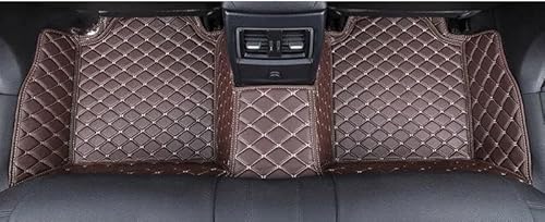 Autofussmatte Für Jaguar XE 2015 2016 2017 2018 2019 Car Fußmatten Anti-Rutsch-Teppich Männer Frauen Auto Matten Vollständige Abdeckung Auto Fußmatten Set(Back Coffee) von DZSFDGDDFGD