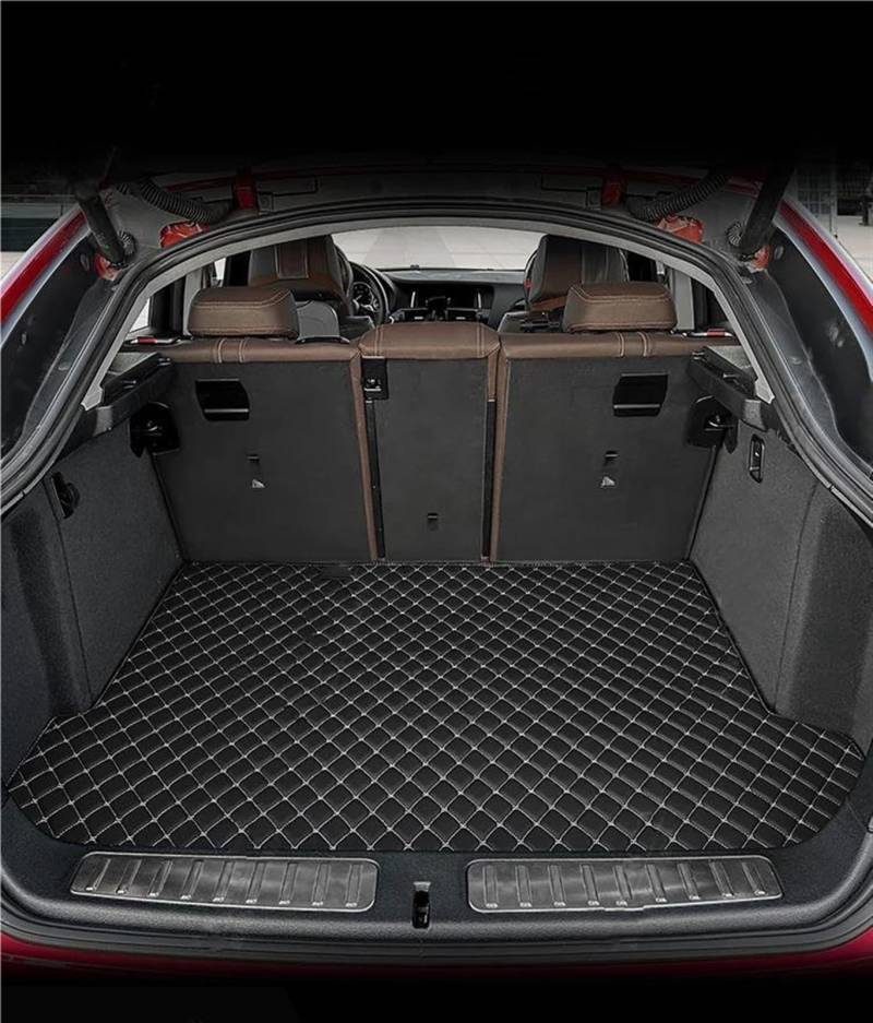 Autofussmatte Für Jeep Für Grand Für Cherokee Wk Wk2 2011-2018 2019 2020 2021 2022 Auto Fußmatten Teppich Abdeckung Innen Zubehör Auto Fußmatten Set(Trunk-Black-BEIGE) von DZSFDGDDFGD