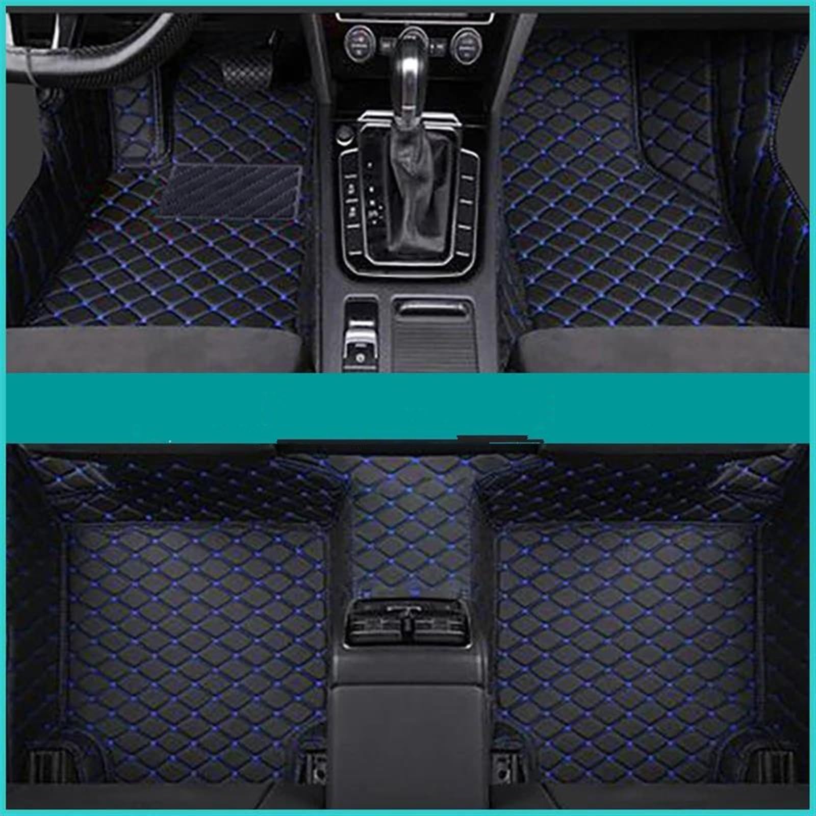 Autofussmatte Für Opel Für Antara 2008 2009 2010 2011 2012 2013 Custom Car Fußmatten Teppich Abdeckung Innen Zubehör Auto Fußmatten Set(Blake-Blue) von DZSFDGDDFGD