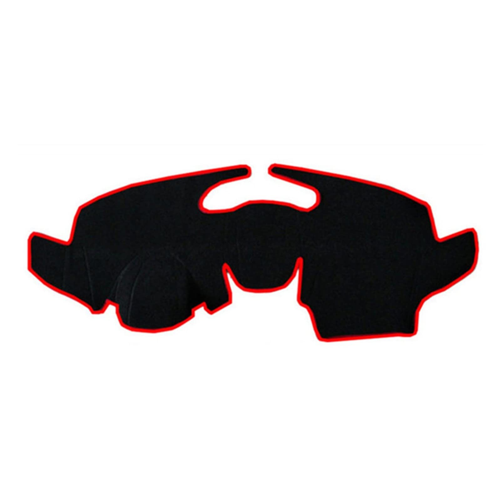 Auto-Abdeckungs-Matten-Auflage Für Ford Für Ecosport 2013-2016 2017 -Sonnenschutz-Instrument Schützen Teppich Dash Abdeckungs Matte(Red Edge) von DZSFSTRHRRT