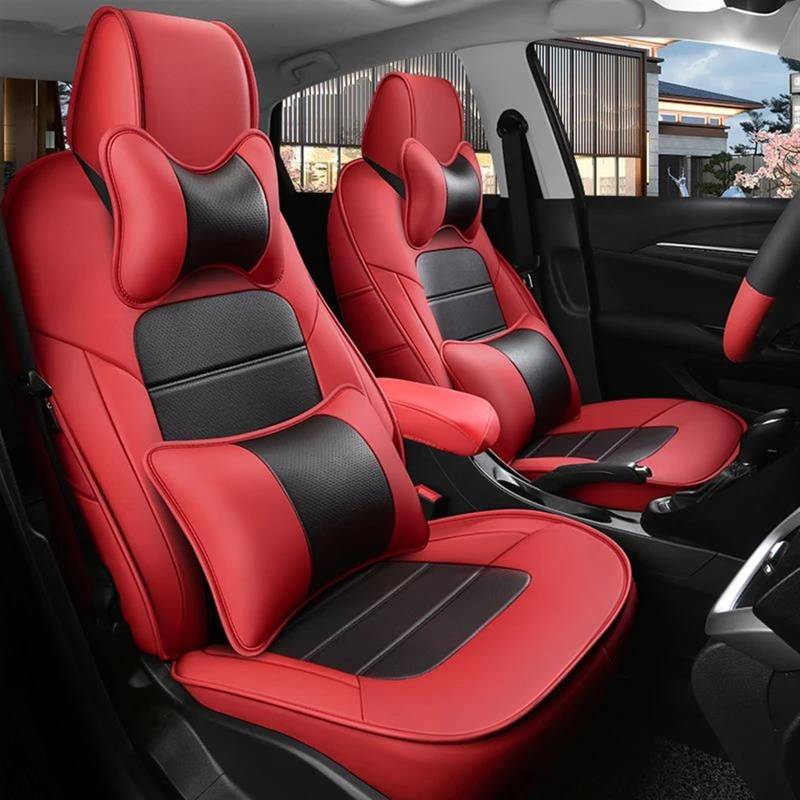 DZSFSTRHRRT AutositzbezüGe Set Luxus Full Set Custom Leder Auto Sitzbezüge Für Toyota Für Sienna 2007-2013 Auto Schutzhülle Innen Auto-SchonbezüGe(Color 9) von DZSFSTRHRRT