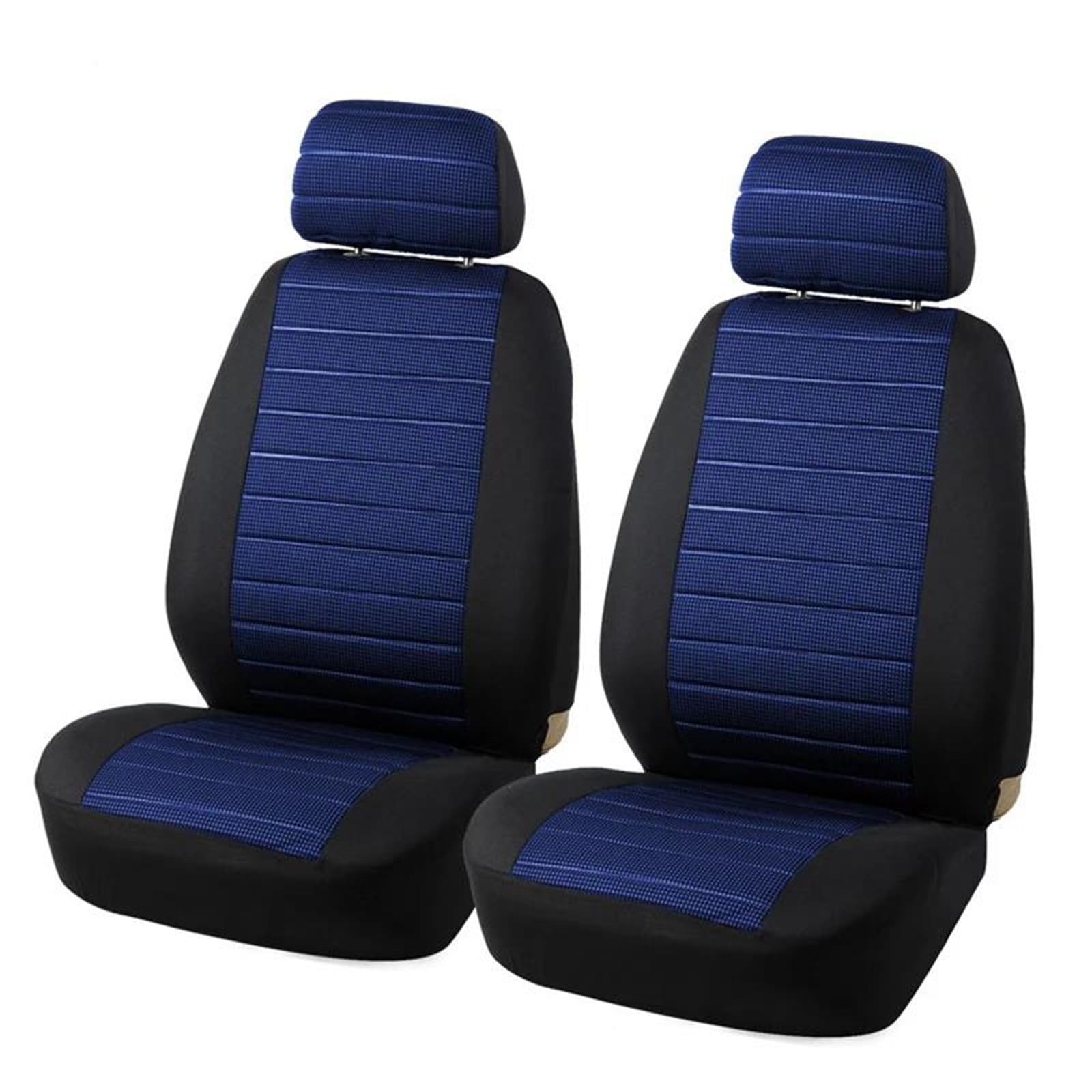 DZSFSTRHRRT Sitzbezüge Auto 4PCS/9PCS Autositzbezug Polyesterfaser Verschleißfester Stoffsitzbezug Universell kompatibel Autoinnenräume Autositzbezüge(4pcs Blue) von DZSFSTRHRRT