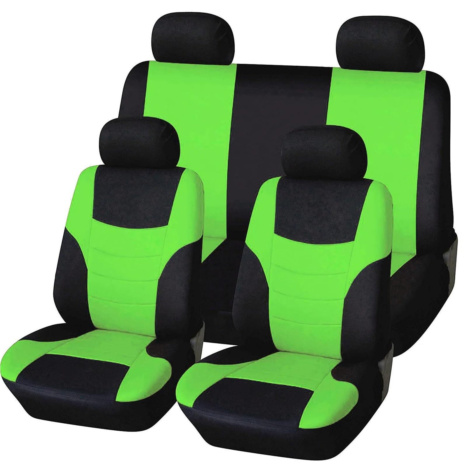 DZSFSTRHRRT Sitzbezüge Auto Auto Innen Abdeckungen Für Odyssey Für Pilot Für Vezel Für Stream Stoff Auto Seat Protector Abdeckung Stuhl Sitz Pad Autositzbezüge(C-Green) von DZSFSTRHRRT